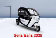  Spesifikasi Roda Tiga Selis Balis 2025: Harga Rp 48 Jutaan, Bisa Tempuh 50 Km