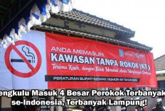 Bengkulu Masuk 4 Besar Perokok Terbanyak se-Indonesia, Terbanyak Lampung!