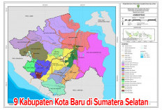 Sudah Disetujui Presiden RI, Berikut Ini 9 Kabupaten/Kota Baru di Sumatera Selatan