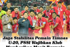 Jaga Stabilitas Pemain Timnas U-20, PSSI Wajibkan Klub Memberikan Menit Bermain 