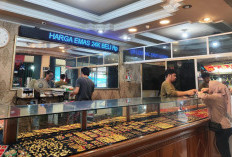 Sempat Sentuh Rp 2,1 Juta/Gram, Harga Emas Turun Lagi di Pasar Ampera Manna, Cek Harga Terbarunya