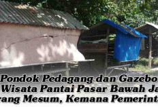 Pondok Pedagang dan Gazebo di Wisata Pantai Pasar Bawah Jadi Sarang Mesum, Kemana Pemerintah?