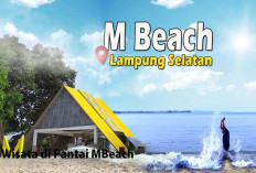Destinasi Wisata Pantai Indah di Lampung Selatan Tempatnya, Pantai Mbeach Ramai Pengunjung