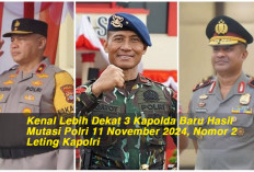 Kenal Lebih Dekat 3 Kapolda Baru Hasil Mutasi Polri 11 November 2024, Nomor 2 Leting Kapolri 