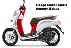 SANGAT EKONOMIS! Segini Harga Motor Matic Scoopy Bekas Awal Tahun 2025