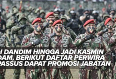 Jadi Dandim Hingga Jadi Kasmin Kodam, Berikut Daftar Perwira Kopassus Dapat Promosi Jabatan