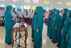Sembilan Ketua PKK Kecamatan Dilantik, Simak Pesan Popy Gusril