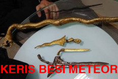Keris Besi Meteor Warisan Langit yang Sarat Mistis dan Sejarah