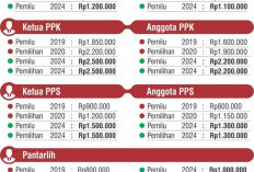 Berikut Rincian Gaji PPK, PPS dan KPPS untuk Pilkada 2024