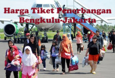 Harga Tiket dan Jadwal Penerbangan Bengkulu-Jakarta PP 20 Agustus 2024