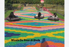 Wisata De River Medan Ada Keranjang Sultan dan Sepeda Gantung