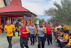 Wujudkan Personel Prima dan Profesional,  Polres Kaur Gelar Kesamaptaan Jasmani 