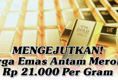 MENGEJUTKAN! Harga Emas Antam Meroket Rp 21.000 Per Gram 