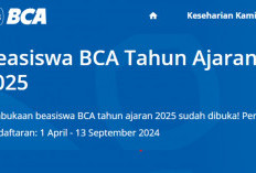 Mau Kuliah Gratis? Yuk Persiapkan Diri Untuk Beasiswa Bank BCA, Berikut Syarat dan Jadwal Seleksinya