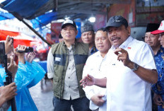 Jelang Nataru, Wakil Gubernur Mian Sidak Pasar Panorama, Cek Harga Bahan Pokok