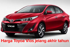 Pilihan Hanya Dua Tipe, Ini Harga Toyota Vios Jelang Akhir Tahun Segini Harganya