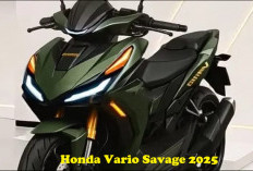 All New Honda Vario Savage 2025, Motor Sport Berdesain Ganteng dan Super Elegan, Harganya Cuma Segini
