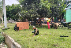 Jaga Desa Aman, TMMD ke-124 Kodim 0408/BS Dirikan Poskamling di Desa Bandu Agung