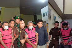 Tersangka Kasus SHM Bukit Rabang Nyaris Tak Mampu Berjalan Saat Digiring ke Rutan, Satu Tertunduk Lesu