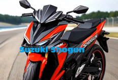 Suzuki Shogun Desain Sporty, Tak Bergetar Saat Melaju di Jalanan Tetap Nyaman