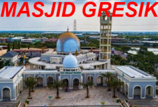 Masjid Gresik Berdiri Megah, Sediakan Bangunan Buat Musafir