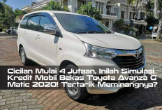 Cicilan Mulai 4 Jutaan, Inilah Simulasi Kredit Mobil Bekas Toyota Avanza G Matic 2020! Tertarik Meminangnya?