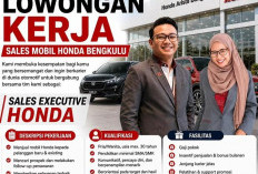Kesempatan Emas Bagi Lulusan SMA/SMK, Kini Honda Arista Bengkulu Buka Loker, Tertarik Daftar di Sini