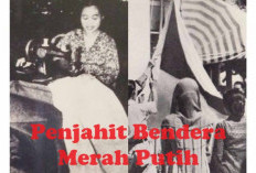 Penjahit Bendera Merah Putih Putri Bengkulu, Segini Waktu Pengerjaannya