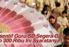 Insentif Guru SD Segera Cair Rp 300 Ribu Ini Syaratanya