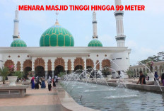 Pemandangan Kota Pasir Pagaraian  Menara Masjid Tinggi Hingga 99 M, Tempat Persinggahan Para Musafir