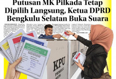 Putusan MK Pilkada Tetap Dipilih Langsung, Ketua DPRD Bengkulu Selatan Buka Suara  