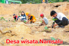 Namsalu, Desa Wisata Terbaik di Babel yang   Jadikan Fasilitas Geologi Destinasi Wisata