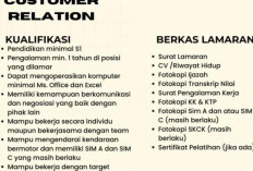 DIBUTUHKAN SEGERA: Loker di PT Bengkulu Kokoh Perkasa Posisi Customer Relation
