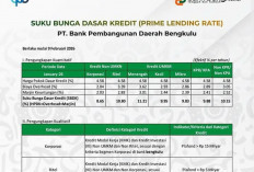 Tabel KUR Bank Bengkulu Akhir Juli 2026 Masih Jadi Acuan UMKM, Simak Simulasi Angsurannya!
