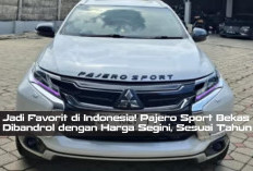 Jadi Favorit di Indonesia! Pajero Sport Bekas Dibandrol dengan Harga Segini, Sesuai Tahun