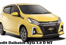 Murah Banget, Cicilan Rp 1 Jutaan Loh! Buruan Cek Simulasi Kredit Daihatsu Ayla 1.0 D MT di Sini!