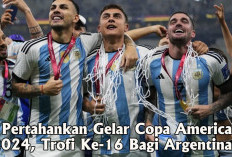 Pertahankan Gelar Copa America 2024, Trofi Ke-16 Bagi Argentina