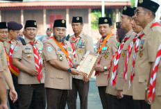 Hari Pramuka ke-64, Gubernur Helmi Tekankan Garda terdepan Penyelamat Bangsa 