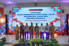 Pemprov Bengkulu Launching SPMB 2026, Tegaskan Transparan dan Diawasi APH