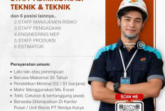 Lowongan Pekerjaan: Nindya Karya Persero untuk Lima Posisi Laki-laki dan Perempuan, Tertarik Lamar di Sini