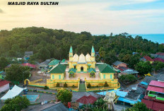 Masjid Raya Sultan Unik dan Megah, Bangunan Menggunakan Putih Telur