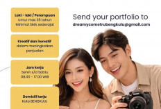 Lowongan Pekerjaan Konten Kreator di Kota Bengkulu, Pria/Wanita Bisa Daftar Kirim Berkas Lamaran ke Alamat Ini