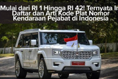 Mulai dari RI 1 Hingga RI 42! Ternyata Ini Daftar dan Arti Kode Plat Nomor Kendaraan Pejabat di Indonesia