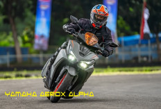 Cari Motor Matic Sporty, Keren dan Spesifikasi Gacor Yamaha Aerox Alpha Jawabannya!
