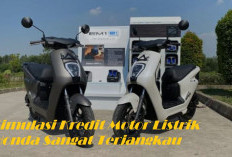 ﻿Simulasi Kredit Motor Listrik Honda Sangat Terjangkau, 11Sampai 35 Bulan