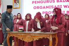 Eko Kurnia Ningsih Mian Dilantik Jadi Ketua Ketua BKOW Provinsi Bengkulu 