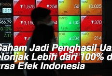 6 Saham Jadi Penghasil Uang, Melonjak Lebih dari 100% di Bursa Efek Indonesia