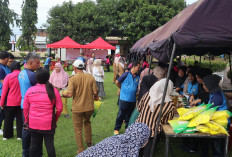 Ada Pangan Murah Sambut HUT RI ke-80 Tahun 2025, Warga Serbu Markas Polres Bengkulu Selatan