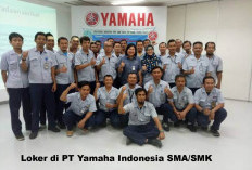 Loker di PT Yamaha Indonesia, SMA/SMK Boleh Daftar Cek Posisi Akan Anda Lamar