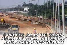5 Proyek Jalan Tol Trans-Sumatera Bakal Diresmikan Pada Akhir Tahun 2024 Ini